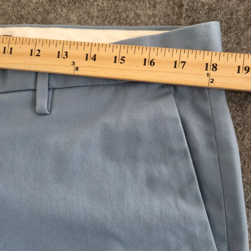 Banana Republic Aiden Chino Men 36x33 Stretch Slim Fit Blue Cotton Twill Pants